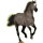 Pegasus-Reitpferd Andalusier Apfelschimmel