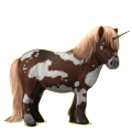Einhorn-Pony Hellgrau