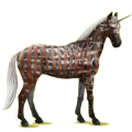 Einhorn-Reitpferd Oldenburger Rappe