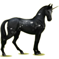 Einhorn-Reitpferd Falbe