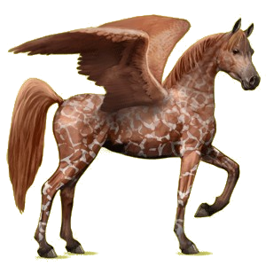 Pegasus-Reitpferd Araber Hellgrau
