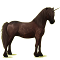 Einhorn-Pony Neufundland Pony Fuchs