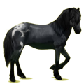 Reitpferd Dunkelfuchs mit heller Mähne