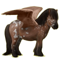 Pegasus-Pony Shetlandpony Fuchs