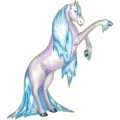 Pegasus-Pony Welsh Cob Hellgrau