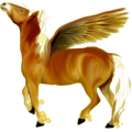 Pegasus-Reitpferd Araber Apfelschimmel