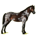 Pegasus-Pony Dunkelbrauner