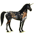 Einhorn-Reitpferd Rotschecke