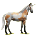 Einhorn-Reitpferd Fuchs