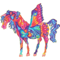 Pegasus-Reitpferd Trakehner Dunkelbrauner