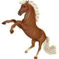 Pegasus-Reitpferd Araber Hellgrau