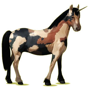 Einhorn-Pony Haflinger Palomino