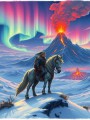 eldur, ís og aska