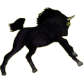 Ridenhörning Mustang Brun