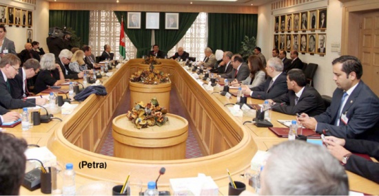 الروابدة يلتقي وفد الجمعية البرلمانية لدول الناتو