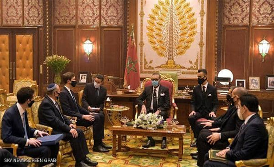 تفاصيل لقاء ملك المغرب مع الوفد الإسرائيلي الأميركي تفاصيل لقاء ملك المغرب مع الوفد الإسرائيلي الأميركي