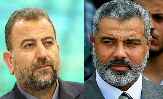 هنية يحذر من المساس بنائبه العاروري بعد وضعه على لائحة الإرهاب الأمريكية