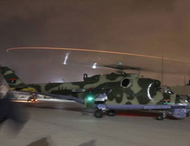 العثور على حطام من المروحية الليبية المفقودة