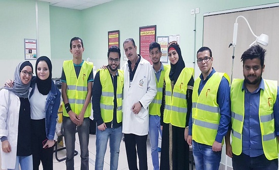 بالصور :  نشمي للعمل الشبابي في مبادرة نوعية بالتبرع في الدم