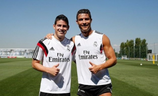 جيمس رودريجز ينضم في الصين لتدريبات ريال مدريد