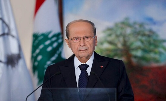عون: أطنان من مادة شديدة الانفجار عثر عليها في مرفأ بيروت عون: أطنان من مادة شديدة الانفجار عثر عليها في مرفأ بيروت