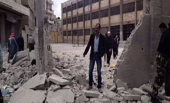 وقوع ضحايا إثر غارة جوية على مدرسة في ريف إدلب وقوع ضحايا إثر غارة جوية على مدرسة في ريف إدلب