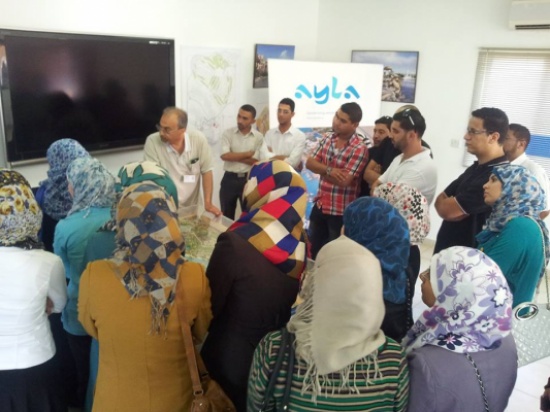 مهندسو العقبة يزورون مشروع واحة ايلة السياحي مهندسو العقبة يزورون مشروع واحة ايلة السياحي