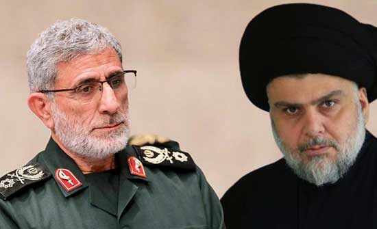 العراق.. قائد فيلق القدس الإيراني يجتمع بالصدر في النجف العراق.. قائد فيلق القدس الإيراني يجتمع بالصدر في النجف
