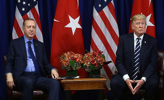 أردوغان وترامب يبحثان إنشاء منطقة خالية من الإرهاب شمالي سوريا أردوغان وترامب يبحثان إنشاء منطقة خالية من الإرهاب شمالي سوريا