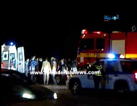 عمان : 10 إصابات جراء تصام بكب بسيارة