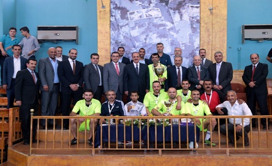 اختتام بطولة خماسي كرة القدم في "الاردنية "