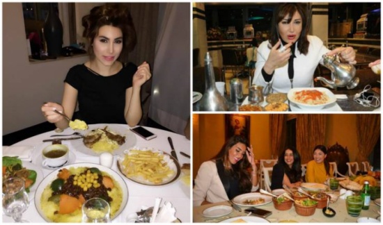 صور| فنانات تباهين بنشر صور لكميات كبيرة من طعامهن ! صور| فنانات تباهين بنشر صور لكميات كبيرة من طعامهن !