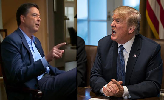 جيمس كومي: ترامب زعيم غير أخلاقي والمحيطون به يداهنونه