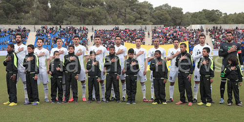 الامير علي يهنئ لاعبي المنتخب بالفوز على بنغلادش