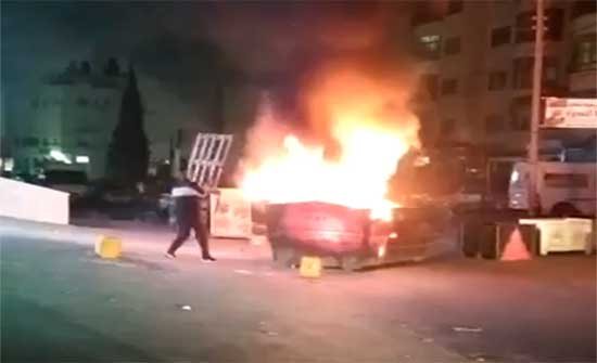 إصابات خلال مواجهات مع جيش الاحتلال في كفرعقب شمال القدس .. بالفيديو