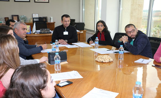 الاجتماع الأول للمجلس الاستشاري لكلية العمارة والتصميم في جامعة الشرق الأوسط