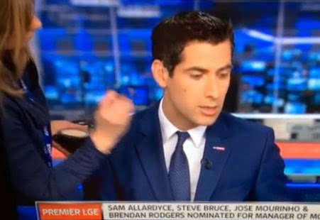 موقف محرج لمذيع على الهواء