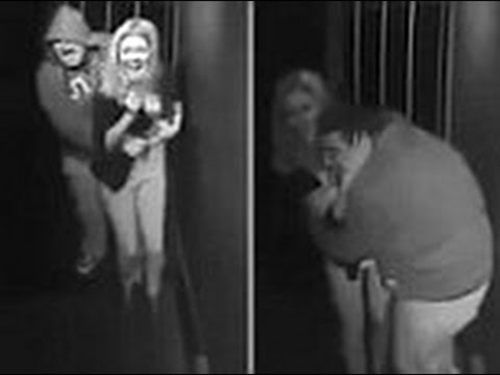 شاهد.. شاب يستخدم صديقته درع بشرى ضد الأشباح