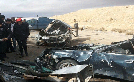 وفاة شخصين وإصابة آخر بحادث تصادم في الكرك وفاة شخصين وإصابة آخر بحادث تصادم في الكرك