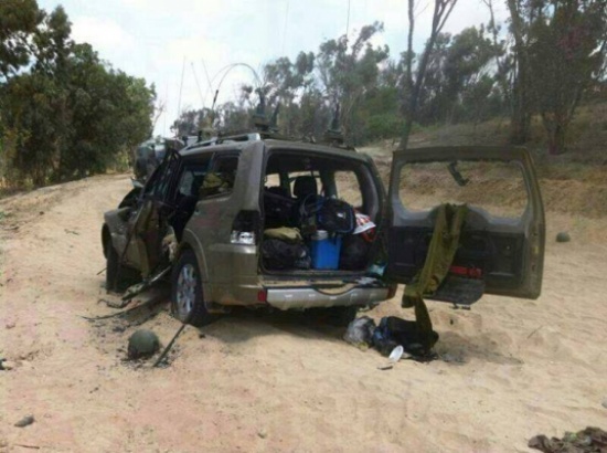 كتائب القسام تعلن عن تدمير رتل عسكري اسرائيلي بشكلا كامل شرق غزة