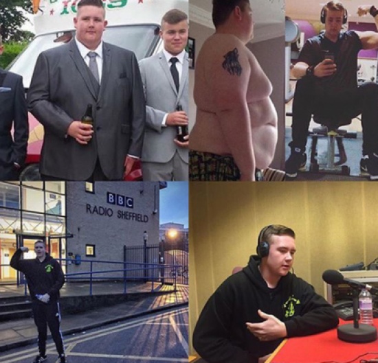 صور: مراهق يخسر أكثر من نصف وزنه بسبب سائق دليفري صيني