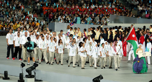بمشاركة الأردن .. افتتاح دورة الالعاب الآسيوية ( صور )
