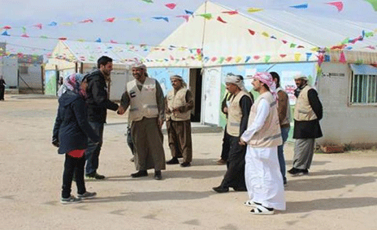 يوم ثقافي مفتوح بالمخيم الإماراتي الاردني بالأزرق يوم ثقافي مفتوح بالمخيم الإماراتي الاردني بالأزرق