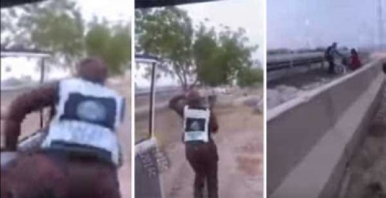 شاهد: ردة فعل رجل أمن صادف مجهول يقوم بإشعال النيران في المشاعر المقدسة شاهد: ردة فعل رجل أمن صادف مجهول يقوم بإشعال النيران في المشاعر المقدسة