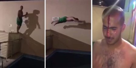 فيديو: أراد الاستعراض في حمام السباحة فكانت النهاية دامية