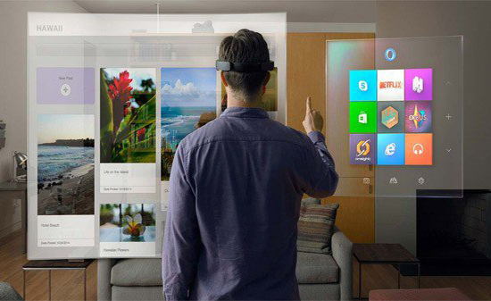 مايكروسوفت تُطلق نظارة HoloLens لكشف قدرات ويندوز 10 بمجال الواقع الافتراضي مايكروسوفت تُطلق نظارة HoloLens لكشف قدرات ويندوز 10 بمجال الواقع الافتراضي