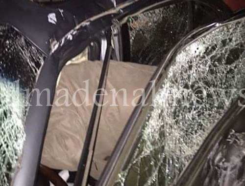 اصابة في حادث سير على طريق جرش - صور اصابة في حادث سير على طريق جرش - صور