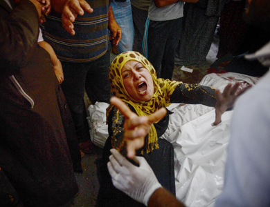 ارتفاع عدد ضحايا الحرب الإسرائيلية على غزة إلى 1258 شهيدا و7100 مصاب