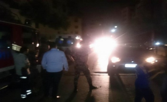 بالصور : انهيار في جدار استنادي لعمارة بعمان .. واستنفار أمني بالصور : انهيار في جدار استنادي لعمارة بعمان .. واستنفار أمني