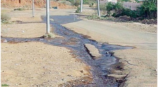 مياه آسنة تغمر بعض شوارع جديتا بلواء الكورة